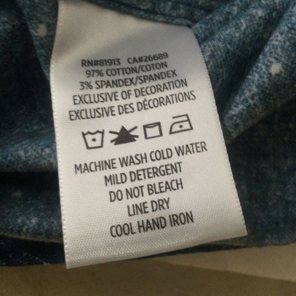 Robert Graham Shirt Mens Button Down Long Sleeve Large Blue W/purple Speckles - Picture 7 of 7